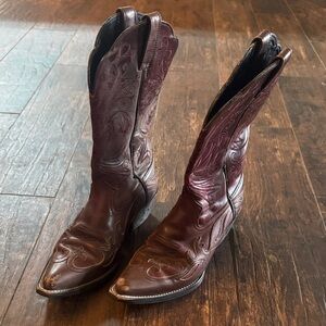 Brown Western Leather Boots